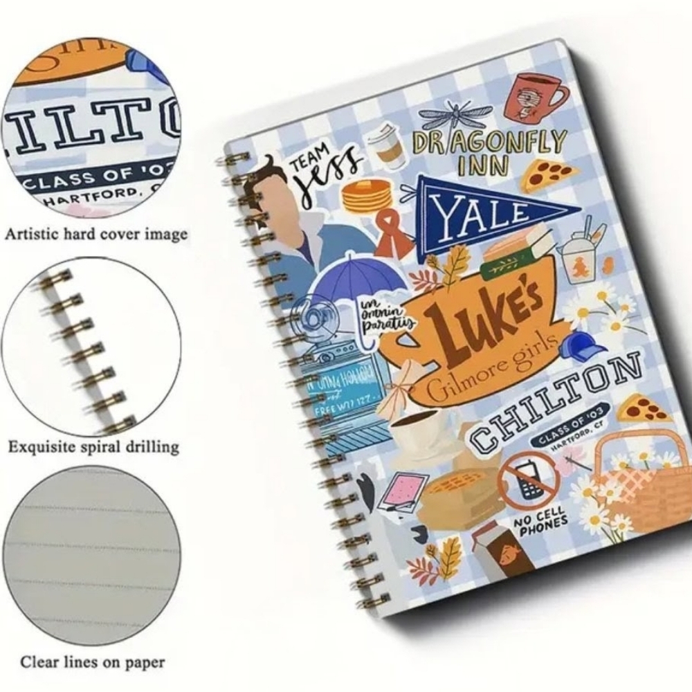 Gilmore Girls Theme Stationary Gift Bundle (Notebook, Tree Ornament, Keychain)🎁 - Picture 9 of 16